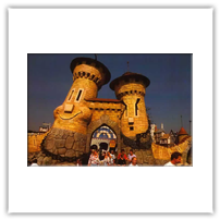 Parc Astérix - Accès direct sur A1 entre sorties 7 et 8  - Line vers le site du Parc astérix